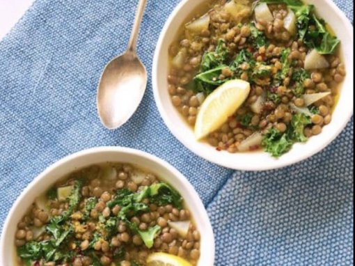 Lentils and Kale soup