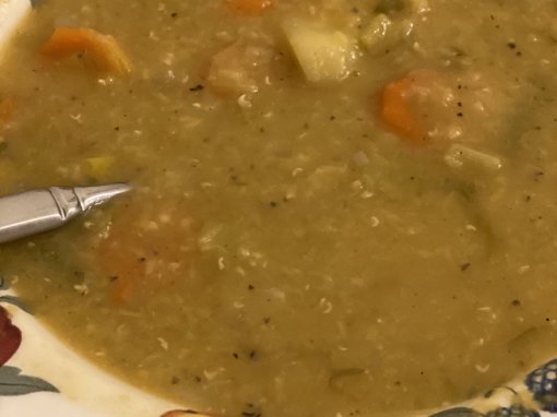 Tasty and healthy soup in a flash